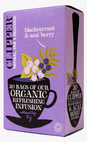 Clipper Organic Blackcurrant And Acai Berry Infusion - Clipper - Organic Infusion Apple & Ginger | 20 #4172185