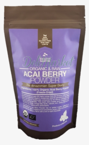 Organic Acai Berry Powder, Freeze-dried - Grape #4172213
