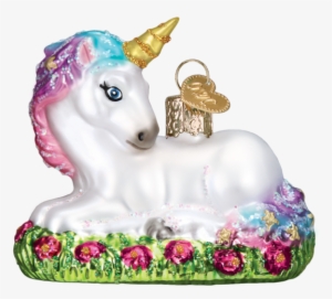 Baby Unicorn Christmas Ornament - Old World Christmas Pacific Blue Tang Tropical Fish #4174237