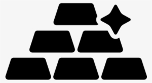 Gold Ingots Vector - Ingot #4174466
