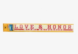 Cdi 'love & Honor' Long Decal - Label #4175121