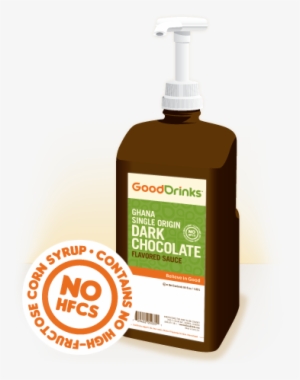 Ghana Single Origin Dark Chocolate Sauce - Gooddrinks Chocolate Sauce #4175147
