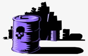 Vector Illustration Of Toxic Waste Dump Environmental - Contaminated Land Risk Assessment: Training Pack #4175215
