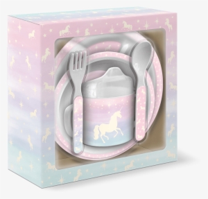 Magical Unicorn Baby Melamine Set Of - Lady Jayne 5 Piece Feeding Gift Set (twinkle Stars) #4175364
