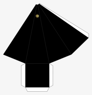 Passatempo Da Ana - Molde Caixa Piramide Png #4175502