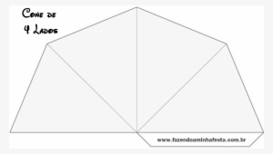 Cone 4 Lados - Molde Caixa Piramide Transparente #4175808