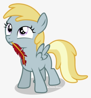 Vector-brony, Chirpy Hooves, Cute, Mouth Hold, Quill, - Kartun Lucu Png #4176622