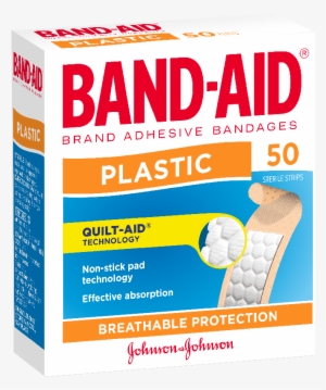 Plastic Adhesive Strips 50's - Band Aid Waterproof #4177645