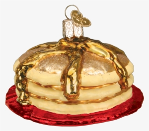 Short Stack Of Pancakes Old World Glass Ornament - Old World Christmas Short Stack Pancakes Glass Ornament #4178105