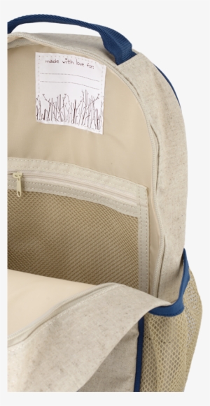 Soyoung Blue Dino Grade School Backpack - Soyoung Raw Linen Blue Dino Grade School Backpack #4178129