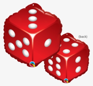 18" Casino Dice Foil Balloon - Balloon #4178840