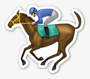 Horse Racing - Horse Racing Emoji Png #4179838