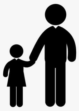 Man With Child Vector - Child Adult #4181202