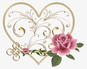 Colorful Heart Png Pic Photo - Mianmian Lifelike Noble Rose Flowers Wall Stickers #4181231