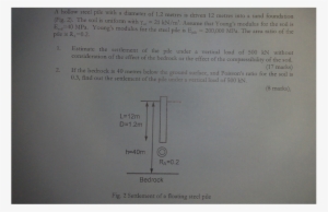 A Hollow Steel Pile With A Diameter Of - Coffee Table #4181491