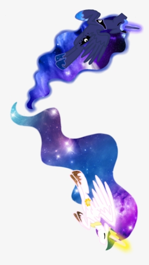 Vector Galaxy Luna And Celestia By Tsundra On Deviantart - Mlp Galaxy Luna #4181651