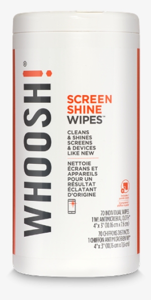 Whoosh Screen Shine Wipes - Whoosh 1fg20wpenfr Screen Clean Wipes W/ 1 Mini Cloth #4181898