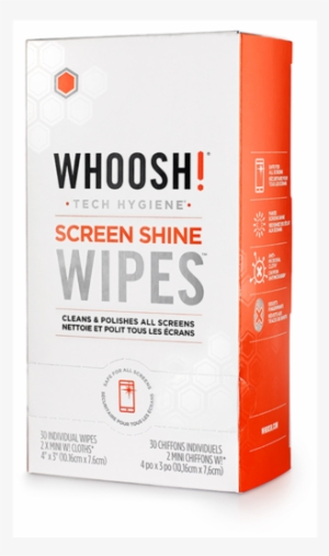 Whoosh! Screen Shine Wipes 30 Wipes With 2x Mini W! #4182072