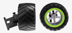 2 Front Wheels With Steering Axle For Green Splash - 2 Vorderreifen Mit Lenkachse Für Green Splash (370142024 #4182075