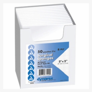 Sterile Gauze Pad Sponges, 8-ply Highly Absorbent #4182835