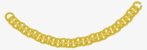 Free Gold Chain 1 - Gold Chain Clipart #4182999