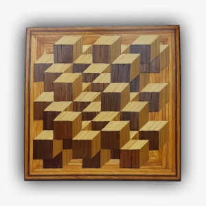 069 Lot Of Cubes - Plywood #4183227