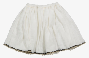 Skirt Cotton Gauze - Miniskirt #4183310