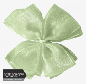 Amethyst Mint Gauze Bow - Lace #4183564