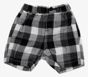 Baby's W Gauze Plaid Shorts - Shorts #4183571