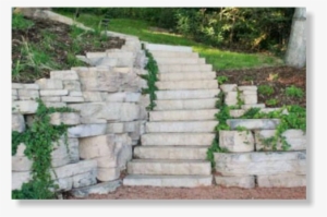 Lakeshore Retaining Wall And Steps - Retaining Wall #4183661