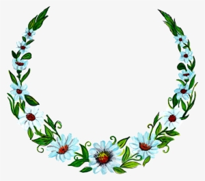Free Download - Flower Wreath Png #4183954