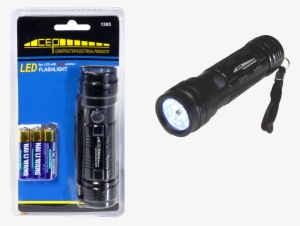 Cep Led Flashlight With Laser Pointer 1305 #4184445