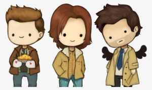 Supernatural - Sam And Dean Chibi #4184666