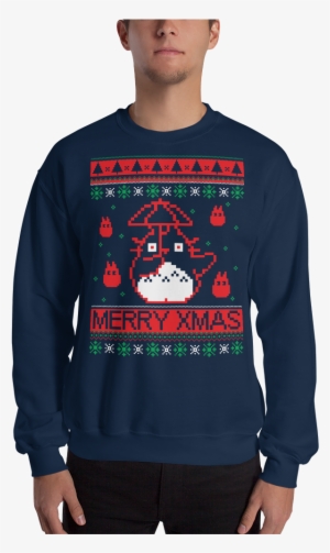 My Neighbor Totoro Unisex Ugly Christmas Crewneck Sweatshirt - Sweater #4184822