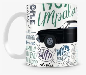 Caneca Supernatural - Impala An9010 - Caneca Supernatural Impala #4184888