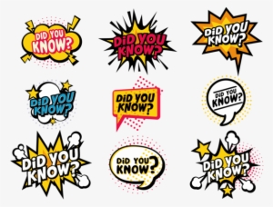 Etiqueta Engomada Del Vector De Las Curiosidades - Trivia Vector Art #4185162