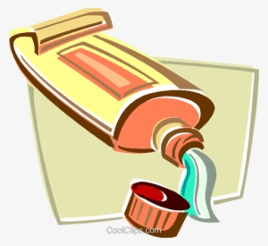 Tube Of Toothpaste Royalty Free Vector Clip Art Illustration - Paracetamol #4185786