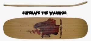 Superape The Warrior Freestyle Deck Side - Skateboard Deck #4185928