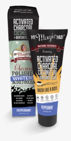 My Magic Mud - Activated Charcoal Whitening Toothpaste #4186056