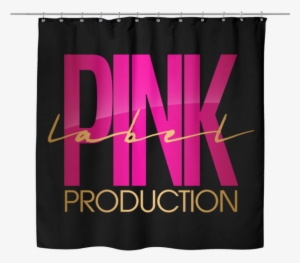 Pink Label Shower Curtain - Curtain #4186132