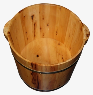 Wooden Foot Soaking Barrel Cask W/ Ear Handles - Foot #4186408