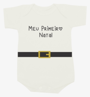 Meu Primeiro Natal Body Com Cinto De Papai Noel - Desenho Do Cinto Do Papai Noel #4186896