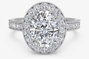 The Round Brilliant Cut Diamond Is The Most Popular - Vintage Oval Halo Engagement Rings #4187358