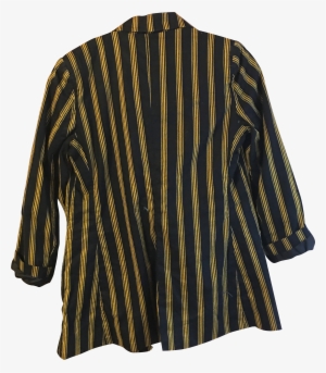 Beehive Blazer - Batwing Sleeve V-neck T-shirt With Irregular Design #4187382