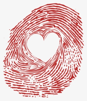 Fingerprint Tattoo Designs - Heart Finger Print #4187504