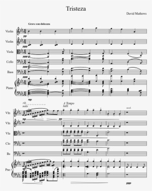 Tristeza Sheet Music Composed By David Mathews 1 Of - Music #4187812