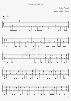 Tristeza E Solidao - Guitar #4188193
