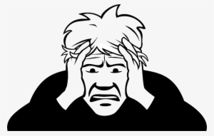 Será Que Tenho Depressão São Tantos Problemas Que Me - Head In Hands Cartoon #4188407