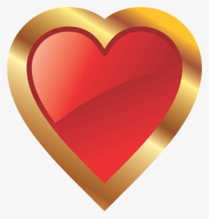 Imagenes Con Frases De Te Amo Corazones De Amor Estados - Corazones Rojos Y Dorado #4188912