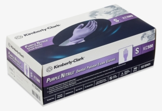 Kimberly Clark Purple Nitrile Exam Glove Box - Kimberly Clark Gloves #4189442